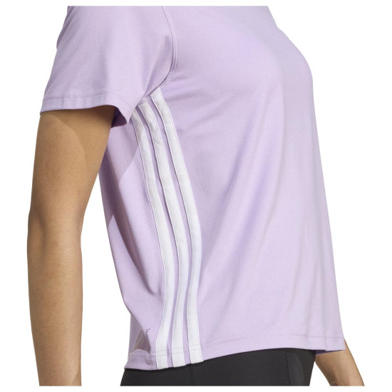Adidas Γυναικεία κοντομάνικη μπλούζα Train-Essentials 3-Stripes Workout Tee Adidas Γυναικεία κοντομάνικη μπλούζα Train-Essentials 3-Stripes Workout Tee